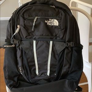 Barley used black north face backpack
